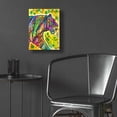 thumbnail image 5 of Epic Art 'Psychedelic Tiger' by Dean Russo, Acrylic Glass Wall Art, 12"x16", 5 of 8