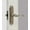 Brushed Nickel, variant on Larson Certified Storm Door M2 Mortise Handle Set Brass