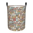 thumbnail image 6 of Lsque Kitchen Food pattern Laundry Hamper Basket, Tall Woven Rope Hamper Basket for Clothes, Lightweight Storage Basket, Collapsible Waterproof-Medium, 6 of 8
