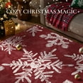 thumbnail image 5 of KUETH Christmas Runner Rugs 2x5 Machine Washable Non Slip Red Rugs for Kitchen,doorways and Hallway Decor, 5 of 8