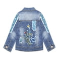 thumbnail image 2 of KIDSCOOL SPACE Little Girl Blue Sequin Ripped Jean Outfit Jacket,3-4 Years, 2 of 6