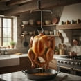 thumbnail image 2 of TIELUTT Turkey Hook for And Roasting Versatile for Hanging And Cooking Chicken Roll up Doors Telescopic Storage Rack for Kitchen over the Organizer 33 Rubber Mat Large Stainless Steel Dish Pan, 2 of 6