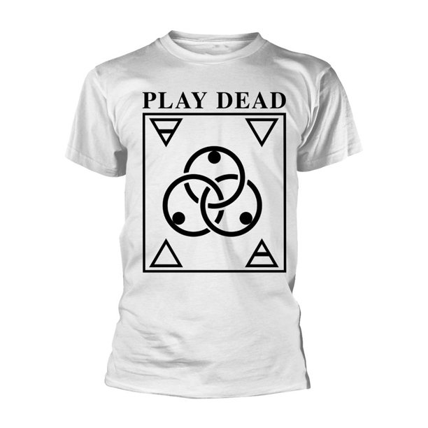 Play Dead - Camiseta Logotipo para Adultos Unisex (Blanco)