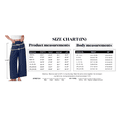 thumbnail image 4 of ANRABESS Womens Pants Wide Leg High Waisted Palazzo Pants Summer Flowy Beach Lounge Casual Trousers with Pockets Brick Red Large, 4 of 8