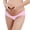 Pink, variant on Iyufng Women's Plus Size Low Rise V Cross Maternity Underwear, Soft Stretch Cotton Breathable Comfort Pregnancy Panties for All Trimesters