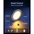 thumbnail image 2 of Lumary Luz Empotrada Inteligente de 6 Pulgadas con Gimbal RGBWW 13W, 2 of 7