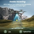 thumbnail image 5 of Drones with Camera for Adults 4k, Wefone WF30 GPS Foldable Drone for Beginners, Auto Return Home, Brushless Motor, 5G Transmission, 2 Batteries, Black, 5 of 12