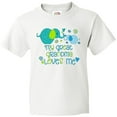 thumbnail image 3 of Inktastic My Great Grandma Loves Me- Cute Elephants Youth T-Shirt, 3 of 5