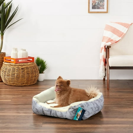 Harper Lane Monaco Rectangular Plush Pet Bed, Paper Crane
