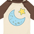 thumbnail image 4 of Inktastic Moon and Star Boys or Girls Long Sleeve Baby Bodysuit, 4 of 5