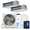 White & 2 Zone - 36000 BTU 12+18, variant on DELLA 36K BTU 2 Zone (2x18K BTU) Concealed Ducted Mini Split AC, 20 SEER2