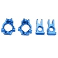 thumbnail image 3 of Portador de eje de bujes delanteros C de metal con portabujes traseros para Losi Lasernut U4 1/10 RC CarBlue, 3 of 10