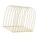 thumbnail image 1 of Organizador de archivos de escritorio, soporte de archivos de metal, estable, resistente, multiusos, para almacenamiento de carpetas Oro, 1 of 9