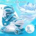thumbnail image 3 of JZY Ultimate Fun with Light-Up Wheels Roller Skates For Ages 5-8 and 8-12, Adjustable for Kids, Youth & Women, 3 of 6