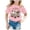 Pink, variant on Girls Tops Size 10-12 Floral Graphic Round Neck Preppy Short Sleeve T Shirt Fashion Cool Back To School Vacation Tops Tees Shirts for Youth Boys Girls Girls Summer Tops T-Shirts