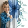 thumbnail image 3 of Blackout Kids Curtains,Blue Pioneer Flower Childrens Insulated Curtains Set Of 2,Bedroom Essentials,Toddler Room Decor 42x54in(106x137cm), 3 of 4