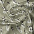 thumbnail image 5 of Ambesonne Nature Valance Pack of 2, Flowers Dotted, 42"X18", Khaki Dark Brown Cream, 5 of 5