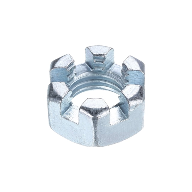 Écrou Hexagonal 3/4 Pouces-10, Grade 6.8 Acier Carbone, Argent, Lot de 1