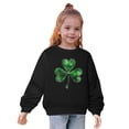 thumbnail image 4 of Bnwani Toddler Sweatshirt Girls Cotton Long Sleeve Sweatshirt St. Patrick'S Day Printed Pullover, 4 of 5