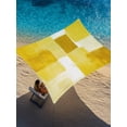 thumbnail image 2 of Sun Shade Sail 8'x10' Yellow Paint Rectangle Sun Shade Sails Canopy Waterproof Gradient Graffiti Modern Abstract Outdoor Sunshades Sand UV Block Cover Shades Cloth for Patio Backyard Garden Deck, 2 of 9