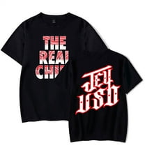 Jey Uso The Real Chief T-shirt Fashion Short Sleeve Hip Hop Pullover Tee Casual Wear
