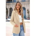 thumbnail image 5 of PRETTYGARDEN Women's Spring Fall Business Casual Blazers Long Sleeve Notch Lapel Trendy Work Office Blazer Jackets Outerwear, 5 of 9