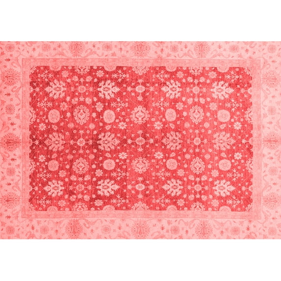 Ahgly Company Indoor Rectangle Oriental Red Traditional Area Rugs, 2' x 4'
