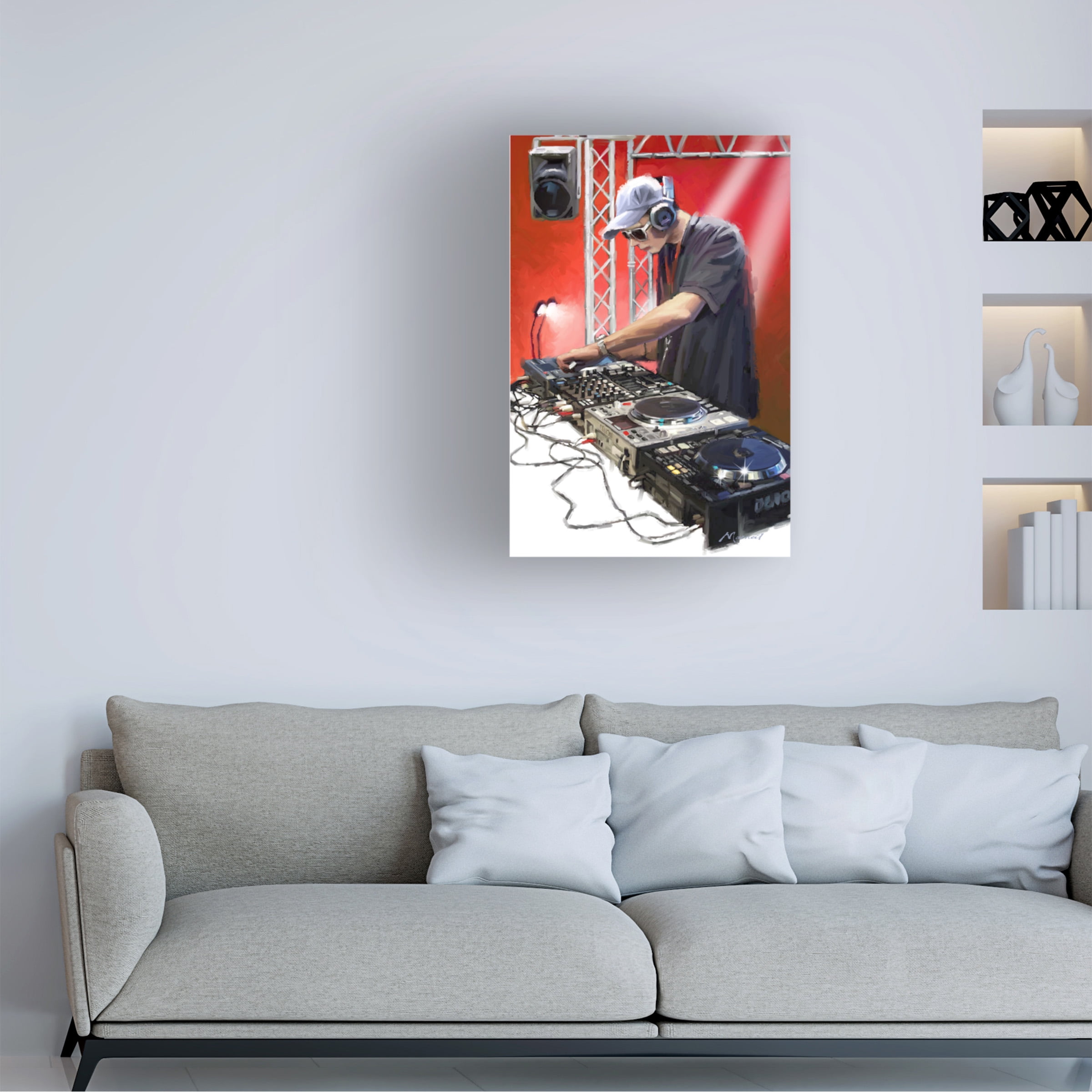 The Macneil Studio 'DJ' Canvas Art