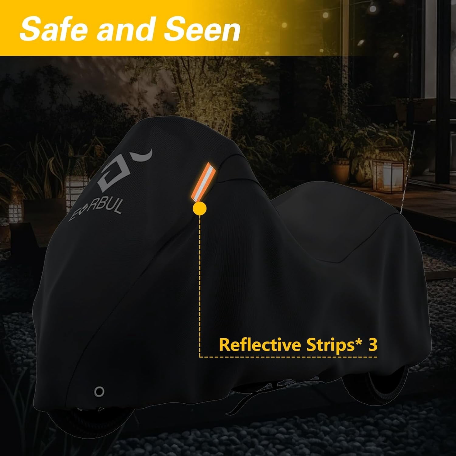 Motorcycle Cover for Trike Models Freewheeler Tri Glide Ultra and CVO Vers 420D