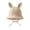 Khaki, variant on Paiwinds Baby Sun Hat 0-3 Years, Cute Rabbit Ear Cotton Bucket Hat, Breathable Summer Fisherman Cap with Chin Strap for Toddler Girls Boys, Solid Color UV Protection Beach Hat