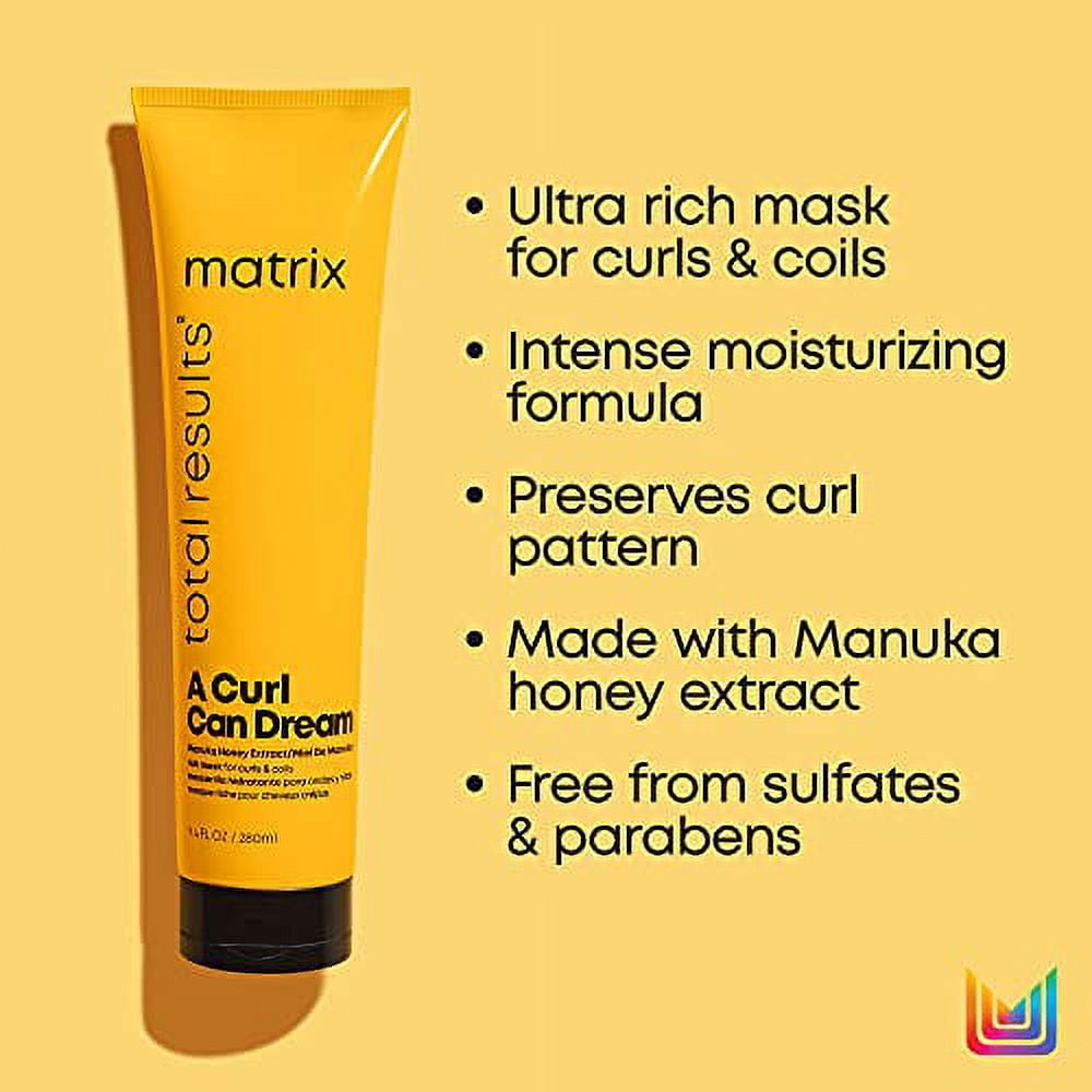 MATRIX A Curl Can Dream Rich Mask | Hydrating & Deep Conditioning Hair Mask | For Curly & Coily Hair | Sulfate & Paraben Free | 9.4 Fl. Oz.