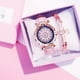 thumbnail image 2 of (Reloj + Pulsera) De Cuero Casual Para Mujer/Moda De Lujo, 2 of 4