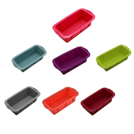 

Taize Rectangular Toast Bread Cake Silicone Baking Mold DIY Kitchen Supplies Bakeware