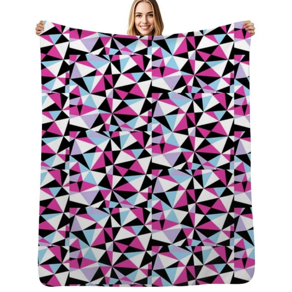 Abbey Bominable Flannel Blanket Warm Soft Bedding Throws Winter Camping Chair Sofa Bed