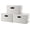 Beige-S(3-Pack), variant on Khaki L(3-Pack) Jute Fabric Foldable Storage Chest Boxes with Lids for Home Bedroom Closet Office