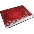 thumbnail image 2 of GZHJMY Christmas Snowflake Door mat Non Slip Floor Door Rug, Soft Floor Mat for Kitchen Garden Bedroom Indoor Outdoor Entrance Home Holiday Decoration 23.6" x15.7", 2 of 7
