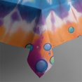 thumbnail image 5 of Rainbow Tie Dye Mandala Pattern Square Tablecloth,Waterproof Square Table Cover,Wipeable Spillproof Washable Table Cover for Home Kitchen Party Decor 42"X42"(107x107cm), 5 of 6