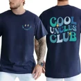 thumbnail image 4 of Cool Uncles Club T-Shirt – Retro Graphic Tee for Men, Funny Gift for New Uncles, Front and Back Design, 4 of 6