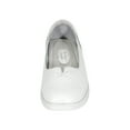 thumbnail image 2 of 24 HOUR COMFORT Cali Wide Width Comfort Shoe For Work and Casual Attire WHITE 10, 2 of 7