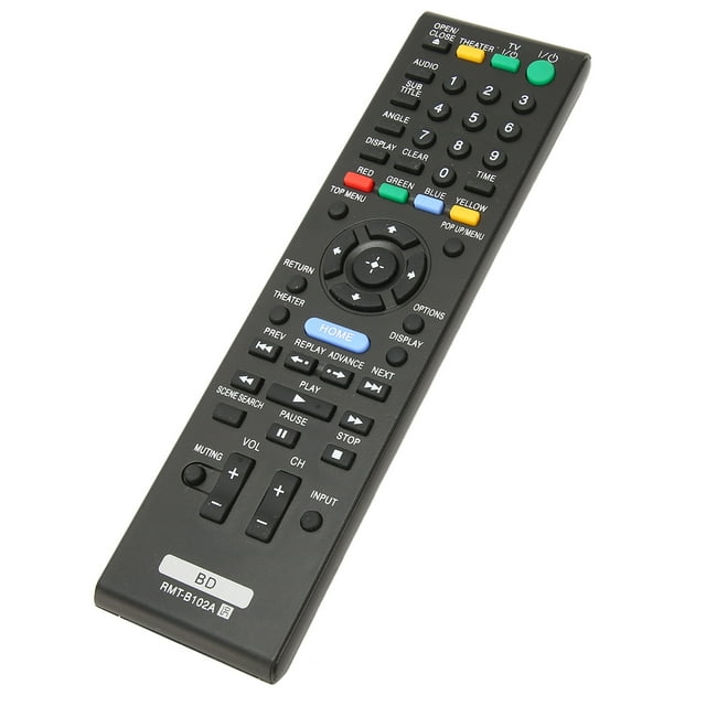 Control Remoto De DVD, Reemplazo Sensible RMT B102A Control Remoto AA Con Pilas Para BDP S550 Para BDP BX1 Para BDP S350