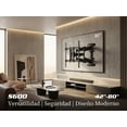thumbnail image 2 of Soporte de Pared para Pantalla  de 42"-80" Zeno | Inclinación y Giro, 2 of 5