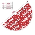 thumbnail image 3 of Rocae Popcorn2 for Christmas Tree Skirt with Pom Pom Trim for Holiday Party for Holiday Home Decor Indoor Outdoor-48", 3 of 7