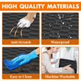 thumbnail image 4 of Funda Impermeable para Asiento Trasero de Perro NECKORY para Auto - Talla S, Negro/Naranja, 4 of 7
