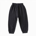 thumbnail image 6 of Gibobby Boys Pants Boys Athletic Pants Sweatpants Soft Jogger 3T 4T 5T 6T 7T Pants With Pockets Elastic Waist Drawstring For Kids School Sports Little Boys Winter Pants(2-3 Years,Black), 6 of 6