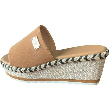Women s Open Toe Espadrilles Wedge Sandal Slip On Platform Sandals Dressy Comfortable Wedges Mules Shoes