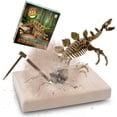 thumbnail image 2 of Juego de dinosaurios de excavación, kit de excavación de fósiles de dinosaurio para niños, juguetes educativos realistas de ciencia para niños, niñas (Stegosaurus) Sailing Electrónica, 2 of 3