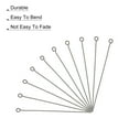 thumbnail image 4 of Uxcell 100Pcs Eye Pins Jewelry Findings Eye Pins 60mm Iron Eye Pins for Jewelry Making 21 Gauge Dark Gray, 4 of 6