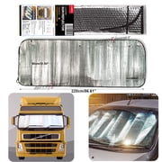 AUTOXBERT Extra Large Windshield Sun Shade Visor Sunshield Block for Truck Van UV Block