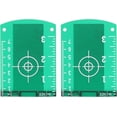 thumbnail image 1 of HUGFEGWE Laser Targets, 2Pcs Magnetic Floor Laser Target Card Plates for Green Laser Devices, Measurement Scale in Both Inches and Centimeters CJB91-37158, 1 of 9