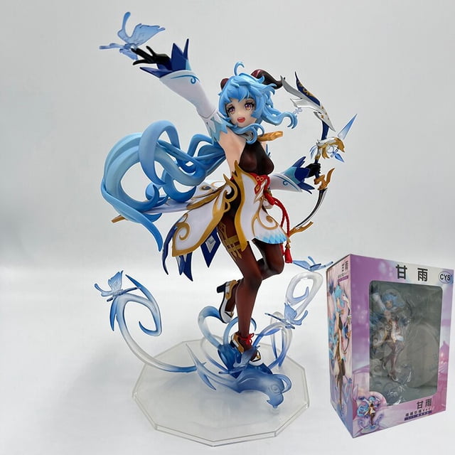 Figura DE ACCIÓN DE Yae Miko Genshin Impact, modelo de muñeco de Kamisato Ayaka/Raiden Shogun, Paimon/Klee/Ganyu, 25cm Gong Bohan LED